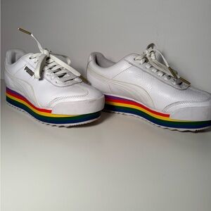 PUMA | Women’s Roma Amor Rainbow Sneakers | Size 6
